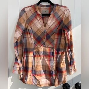 Royal Robbins Women's Flannel Dream Trekker Red Plaid Size XS